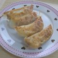 ♯yui♯'s cooksnap of when they made 材料４つ★納豆キムチの餃子包み焼き.