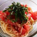 クックZNL6Q7☆'s cooksnap of when they made 夏に！冷たい★旨トマトツナ冷製パスタ★.