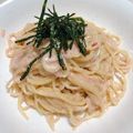 kryuya's cooksnap of when they made ボウルで簡単！明太子クリームパスタ.