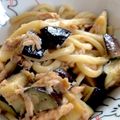 tiku1v's cooksnap of when they made なすとツナの絶品焼きうどん！.