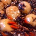 こぐまてやん's cooksnap of when they made 里芋とひじきの豪快鶏そぼろ餡かけ.