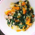 jiin's cooksnap of when they made 離乳食完了期＊お麸と野菜のあんかけ炒め.
