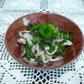 クレイプメートル's cooksnap of when they made 新玉ねぎとワカメのめんつゆマヨサラダ★.
