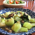 Superlittleboo's cooksnap of when they made 青梗菜ときのこのオイスターソース炒め.