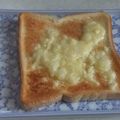 きらり流れ星's cooksnap of when they made カルピスソフトのチーズトースト.