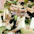 あんどら焼き's cooksnap of when they made 【郷土食】きゅうりとサバ缶の酢の物.