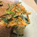まわりてめくるん's cooksnap of when they made 〇ニラのちぢみ〇.