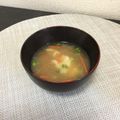 ☆こまっと☆'s cooksnap of when they made 超簡単！かぶの葉のお味噌汁.