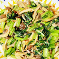 クックY1U1DM☆'s cooksnap of when they made 小松菜ときのこの和風醤油マヨ和え*+.