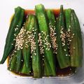 aaaykk55's cooksnap of when they made おくら常備菜♡レンジで2分.