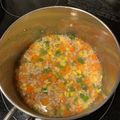☆nanan☆'s cooksnap of when they made おかゆ嫌い離乳食♪パラパラ合挽き肉そぼろ.