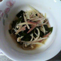 すいーぷりん's cooksnap of when they made あっさり！わかめとえのき生姜浸し♪.