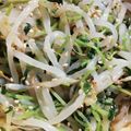 ｍａｎａｍｕ's cooksnap of when they made レンジで簡単♪豆苗ともやしのナムル.