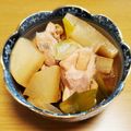 クックQ9ZFU7☆'s cooksnap of when they made 豚バラ大根ならぬ鶏モモ大根.