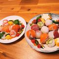 mt_makana☆'s cooksnap of when they made ❀パーティーやおもてなしに✿手まり寿司＊.