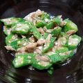 クックF27CR9☆'s cooksnap of when they made 超 簡単！オクラのシーチキン和え.
