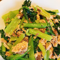 らがぶーりん's cooksnap of when they made 小松菜としめじのさば缶サラダ.