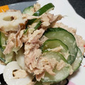 ひでなっつん's cooksnap of when they made きゅうりとツナとちくわのマヨサラダ.