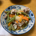 ちっちゃいにゃんこ's cooksnap of when they made ＊白菜とジャコと油揚げの煮物♪＊.