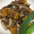 anemonenan's cooksnap of when they made かぼちゃ炒め.