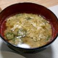 クック4LE2C7☆'s cooksnap of when they made オクラと卵のお味噌汁.
