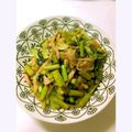 カヘルさん's cooksnap of when they made キノコとサニーレタスの簡単炒め.