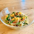 mikko6's cooksnap of when they made もやしとニラのツナ入り和え物.
