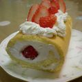 ぱんだ´ω｀）'s cooksnap of when they made うちのロールケーキ.