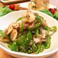 ricosweets's cooksnap of when they made 香ばしおかかdeちくわの無限ピーマン.