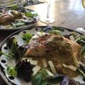 RoRoLA's cooksnap of when they made サーモンのソテー☆トマトとバジルのソース.