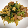 けんよこ's cooksnap of when they made お弁当に！ソーセージと小松菜のカレー炒め.
