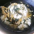 まーく71's cooksnap of when they made やみつき簡単夜食☆ごま油入りお茶漬け.