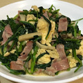 Remtan's cooksnap of when they made ほうれん草の玉子炒め.