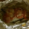 クック1FX93J☆'s cooksnap of when they made 白身魚と丸ごとトマトのホイル焼き.