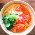 tecco1011's cooksnap of when they made トマトラーメン(サッポロ一番塩).