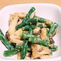 すずなまり's cooksnap of when they made インゲンとしめじの味噌マヨ七味あえ.