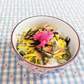 SP♪'s cooksnap of when they made おひとりさまの胡瓜の酢の物でリメイク寿司.