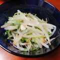 みい５２１２'s cooksnap of when they made やみつきナムル　豆苗ともやし.