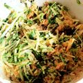 ろっくんろーるだぜ's cooksnap of when they made 水菜とサバ缶のサラダ.