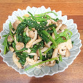 hidehono's cooksnap of when they made 超簡単！しめじとほうれん草の胡麻和え.