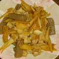 acco13's cooksnap of when they made 蒟蒻でかさ増し！簡単豚と牛蒡のしぐれ煮風.