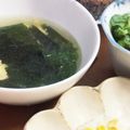 ringoo☻'s cooksnap of when they made 味覇で作る☆わかめと玉子のスープ☆.