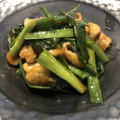 hiro_tan's cooksnap of when they made 鶏皮とにんにくの芽の甘辛炒め.