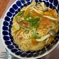 クックJNAJUS☆'s cooksnap of when they made トマトと大葉の簡単パスタ.