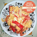 月✳Iris's cooksnap of when they made トマトとカニかまのふんわりたまご炒め.