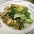 昇父さん's cooksnap of when they made レタスと卵の炒めもの.