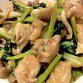 クック5HPMAP☆'s cooksnap of when they made 鶏肉と小松菜としめじの中華炒め.