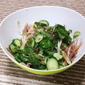 クックP81ONM☆'s cooksnap of when they made ツナきゅうりと香味野菜の浅漬け風サラダ.
