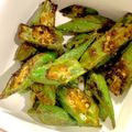 yuchinori's cooksnap of when they made 材料4つ！簡単！カレー味のオクラのソテー.