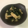 papikun's cooksnap of when they made ニラと油揚げの浅煮☆.